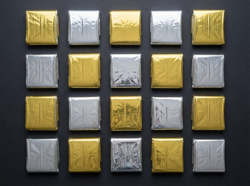 Emergency Mylar Survival Blankets — 20-Pack, Ultra-Lightweight Space Blankets